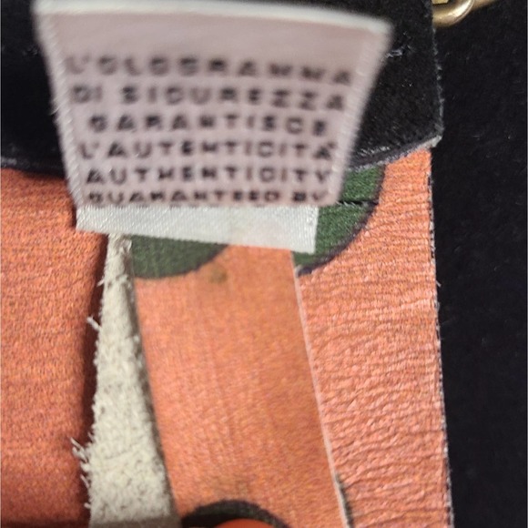 Dolce and Gabbana DG black belt suede 38 inch waist. main image 6